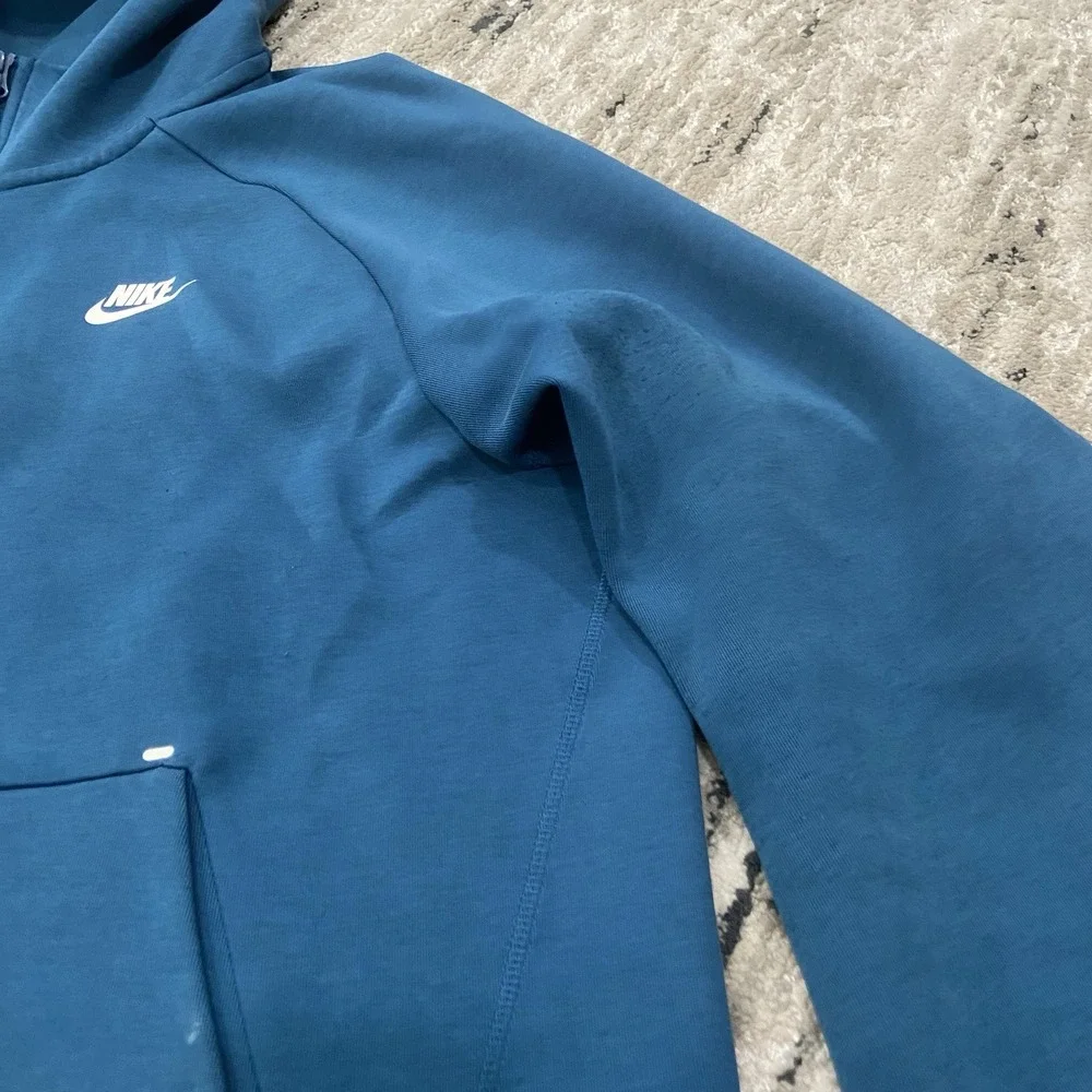 Nike Tech Fleece Full Zip Hoodie‎ Rare Old Season Blue 928483-474 Mens Size XL
